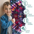 thumbnail image 3 of Blackout Kids Curtains,Colorful Tie Dye Pattern Childrens Insulated Curtains Set Of 2,Bedroom Essentials,Toddler Room Decor 42"x54", 3 of 5