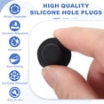 thumbnail image 3 of Uxcell 25 Pcs Tapón de Silicona en Forma de T, Diámetro 12 mm/0.47 Pulgadas, Tapón de Silicona Impermeable Reutilizable, Tapón Sólido de Sellado para Agujeros Redondos en Equipos de Tuberías, Negro, 3 of 7