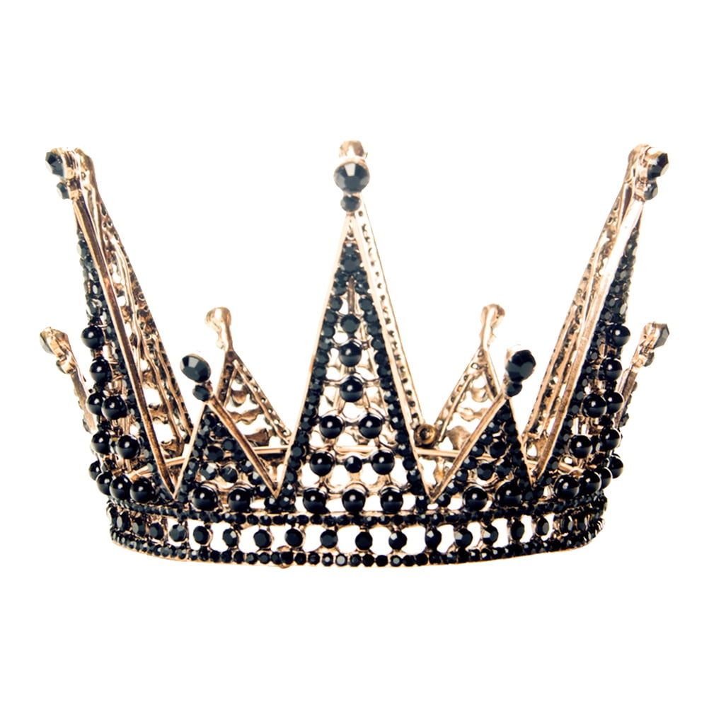 Hemoton Black Gothic Style Crown Halloween Costume Party Headpiece