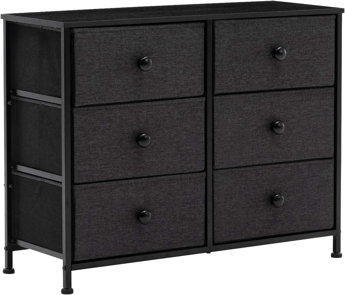 Duhome Dresser With 6 Drawers, Fabric Dresser For Bedroom Hallway