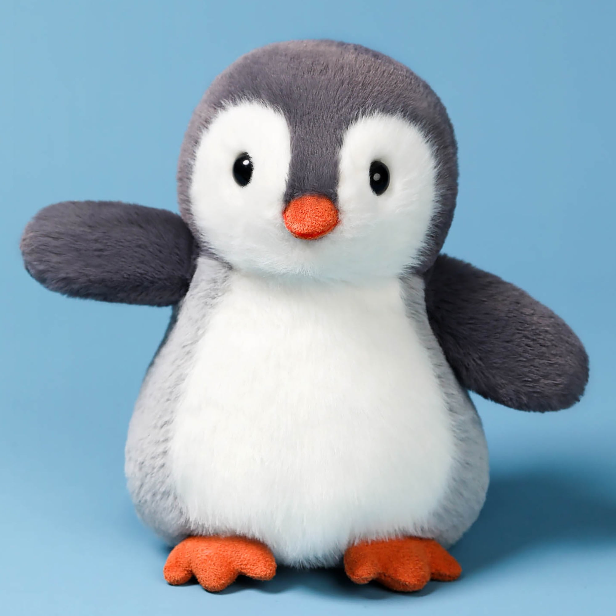 McHugs: Ocean Series - Glacier Penguin - 7" Black-White Stuffed Animal Plush, Soft Weighted Cuddle Toy, Cozy Comfort Play Companion, Baby-Toddler-Kids