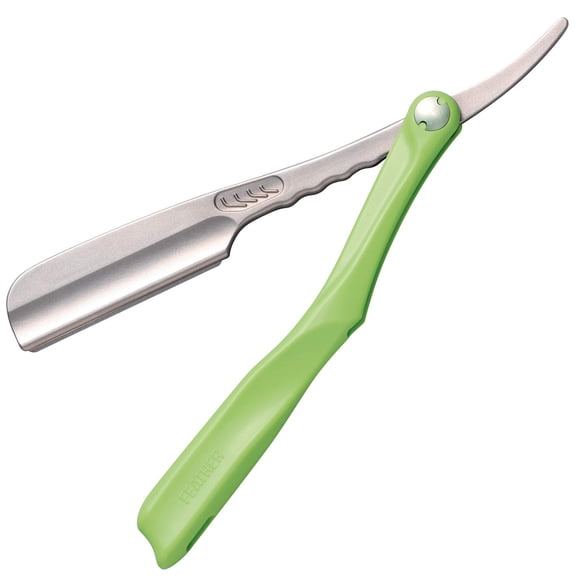 Maquinilla de afeitar con mango plegable Feather Artist Club Lime SS