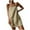 Khaki, variant on Giftesty Summer Dresses for Women Fashion Women Summer Casual Solid Pocket Camis Sleeveless Mini Dress