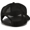 thumbnail image 4 of AC Racing USA American Flag Patch Snapback Trucker Mesh Cap - Black, Small Yellow Side, 4 of 4