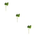 thumbnail image 3 of Cateissary Plantas de hojas de palma artificiales de PU - Decoración no tóxica para cualquier ocasión Cómodo al tacto Asarum máximo Type1 NO1, 3 of 6