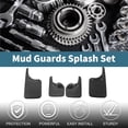 thumbnail image 2 of Guardas de barro únicas para Toyota Hilux Vigo 2006-2014 2 Guardas de barro delanteras y traseras con accesorios de montaje, 2 of 6