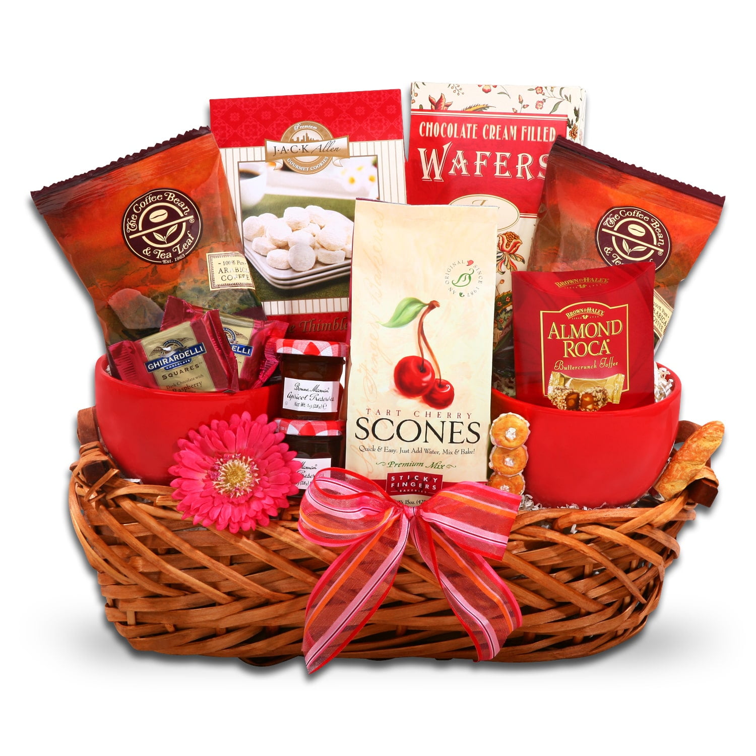 Alder Creek Gift Baskets Breakfast in Bed Gift Basket, 13 pc