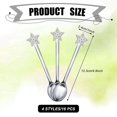 thumbnail image 2 of 48Pcs Stainless Xmas Coffee Spoons Dessert Spoon Tableware Kitchen New Year Gifts Silver, 2 of 7