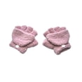 thumbnail image 1 of Mitones para Niños Qarigey Guantes Sin Dedos Color Sólido Rosa Claro, 1 of 6