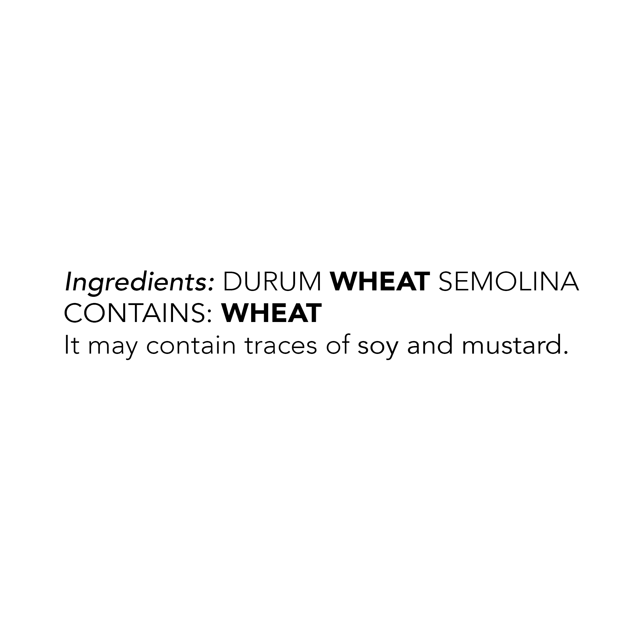 Luigi Vitelli Spaghetti Pasta, 100% Durum Wheat Semolia, 16oz, Shelf Stable, Egg Free, Plastic Bag