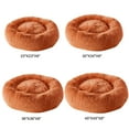 thumbnail image 5 of Home Soft Things Shaggy Pet Bed-Burnt Orange - 23" x 23" x 6", 5 of 7