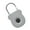 Grey, variant on Intelligent Fingerprint Padlock Outdoor Keyless Security Lock Antitheft Lock