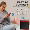 thumbnail image 2 of Karaoke Machine for Adults and Kids, Portable Bluetooth PA Speaker System with 2 UHF Wireless Microphones, Karaoke Speaker with Echo, Supports TF/USB, AUX in, for Home Party, Meeting -Red, 2 of 11