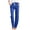 Blue, variant on GaThRRgYP Long Pants for Women,Women's Casual Wide Leg Pants Solid Elastic Waist Loose Long Pants with Pocket