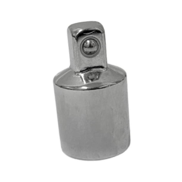 Adaptador de vasos para llaves de vaso, de acero inoxidable, de 1/2" hembra a 3/8" macho. Construcción robusta para tareas mecánicas en tall