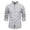 a-Grey206, variant on FINALGANG Mens Mandarin Collar Long Sleeve Shirt Solid Color Button Front Slim Fit Casual Shirt For Office Daily Casual Wear Khaki XXL
