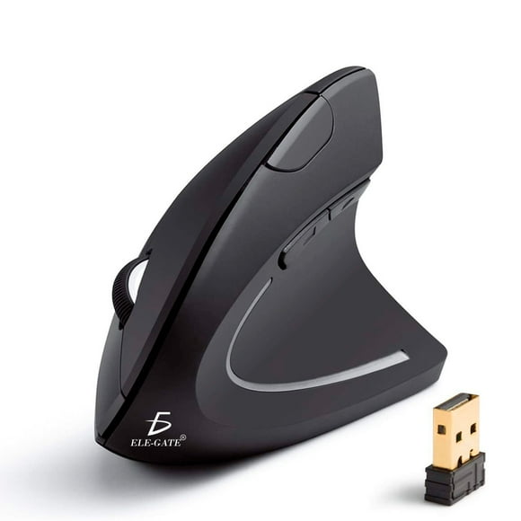 Mouse vertical Inalámbrico ergonómico recargable elegate vertical