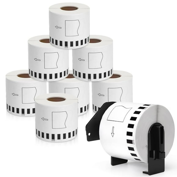 Cinta para rotular MarkDomain DK-2205, 6,2 cm x 30,5 m, 8 rollos
