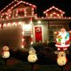 thumbnail image 4 of Luces solares de muñeco de nieve, decoraciones para exteriores, muñeco de nieve, adorno de Papá Noel, paisaje para Patio, jardín, césped, decoración, fiesta, regalos de Navidad, 4 of 4