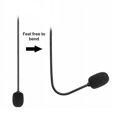 19cm Mono 3.5mm Angle Head Plug Gaming Headset Microphone