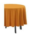 thumbnail image 3 of Vargottam Indoor/Outdoor Round Tablecloth 58 Inch Round Tablecloth Waterproof Patio Table Cloths, Spring/Summer Table Covers for Backyard Circular Table/BBQs/Picnic - Mustard Yellow, 3 of 7