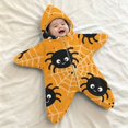 thumbnail image 2 of YunPes Starfish Baby Onesie Spooky Season Funny Graphic Jumpsuit Soft Plush Fall Winter Cozy Outfits Infant Newborn Halloween Party Dress-Up Wear, 2 of 5