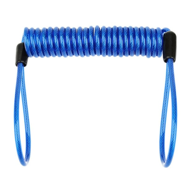 Cordón de seguridad retráctil en espiral de 1,2 m/1,5 m para embarcaciones Azul 1.5m
