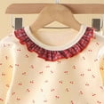 thumbnail image 5 of TOWED22 Toddler Girl Clothes Long Sleeve Bowknot Outfits Wide Leg Pants Two Piece Fall Winter Clothing Set for Girls,White,7-9 Y, 5 of 8