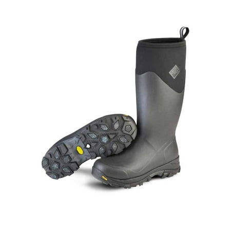 Golden Fleece Boots - Muck Boot Men's Arctic Ice Sport Snow Boots Black Rubber Neoprene Fleece 14 M