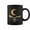 Black, variant on Boho Aesthetic Hippie Celestial Half Moon Water Coffee Mugs