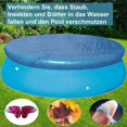 thumbnail image 5 of ¿Cubierta de piscina para piscina redonda? 183 cm - Cobertor para piscina - Para metal y estructura Prism Easy Set redondo - Funda protectora de PE antipolvo, 5 of 5