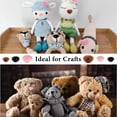 thumbnail image 3 of 90 Piezas Narices de Seguridad para Amigurumi Narices de Seguridad de Plástico para Animales de Peluche Narices de Ganchillo con Arandelas para Manualidades, 3 of 7