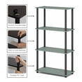 thumbnail image 3 of Furinno FULDA 2-Tier 8-In Width Narrow Bookcase 9.3 x 7.9 x 21.2 White, 3 of 5