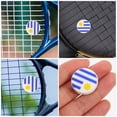 thumbnail image 5 of WHAMVOX 5Pcs Tennis Racket Dampener National Flag Tennis Dampener Silicone Vibration Racket Dampener, 5 of 8