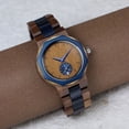 thumbnail image 5 of [Unique Walnut Quartz Watch] Gift for Men, Sons, and Friends: All-wood Quartz Watch Birthday, Festival, and Christmas Gift, Unique Personalized Gift, Natural Walnut Watch,Walnut,Walnut, 5 of 6