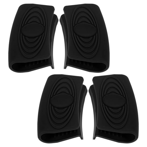 4 Pcs Anti-scalding Pot Handle High Temperature Resistance Silicone Kitchen Utensil