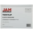 thumbnail image 4 of JAM Plastic Envelopes with Tuck Flap Closure, Letter Booklet, 8 7/8 x 12, Clear, 12/Pack, 4 of 4