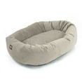 thumbnail image 2 of Majestic Pet Sonora Bagel Pet Bed for Dogs, Calming Dog Bed Washable, Gray, Large, 2 of 2