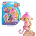 thumbnail image 3 of Fingerlings Interactive Baby Monkey Harmony, 70+ Sounds & Reactions, Heart Lights Up, Fuzzy Faux Fur, Reacts to Touch (Ages 5+), 3 of 8
