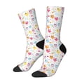 thumbnail image 1 of Balery Cute Owl Calcetas Largas con Estampado para Hombre y Mujer – Suaves y Transpirables, Talla Única (US 5-11), 1 of 6