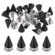 thumbnail image 1 of Uxcell 36 juegos de remaches en forma de cono de 10x7 mm de latón + tornillos de hierro para manualidades Sub-negro, 1 of 7