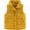 B, variant on Children's Corduroy Winter Down Vest Boys Girls Outdoor Quilted Vest Windproof Thick Puffer Vest Stand-Up Collar - 1-8 Years