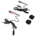 thumbnail image 1 of 2Pcs Miniature Microphone Portable Mini Mic for Mobile Phone Laptop Notebook Singing, 1 of 8