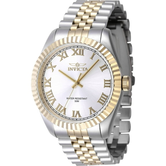 Invicta 47402 Men's Specialty Silver Dial Two Tone Bracelet Watch