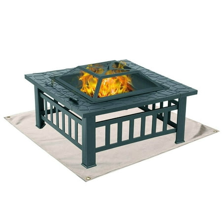 

Guzom Kitchen Utensil Sets- FirFire Pit-Pad Prevent Your Floor Deck Mat