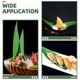 thumbnail image 6 of MRLESS 100Pcs Bamboo Leaves for Dish Display Sushi Decorative Leaves Sashimi Serving Bamboo Leaves, 6 of 6