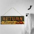 thumbnail image 4 of Lovely Autumn Fall Wood Plaques Wall Hanging Sign Thanksgiving Harvest Décor - Autumn, 4 of 6