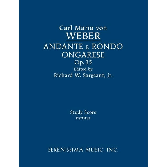 Andante e rondo ongarese, Op.35: Study score, (Paperback)