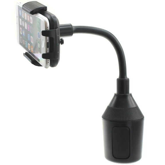 Cup Holder Car Mount for Samsung Galaxy Note 20 Ultra Phones - Swivel Cradle Dock Gooseneck Stand