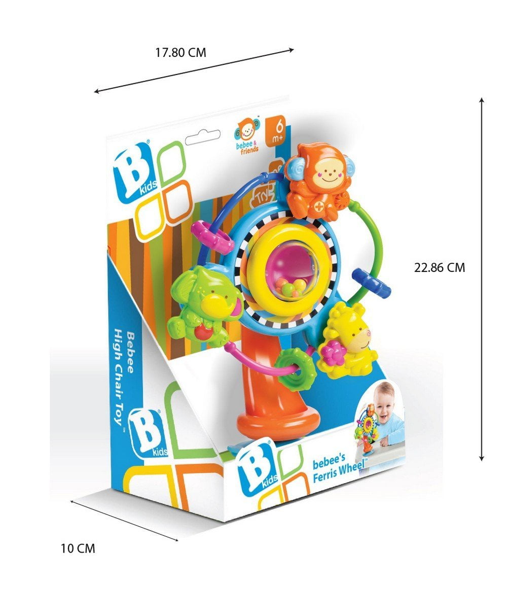 Infantino BKIDS Bebees Ferris Wheel Toddler Toy, Multi, 8